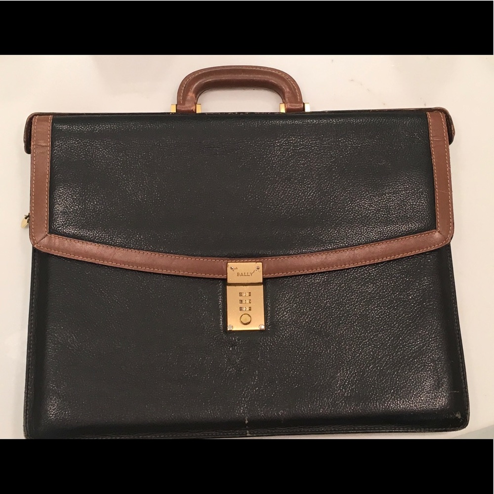 Bally Men's Leather Briefcase